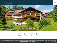 Tablet Screenshot of landhaus-schmid.de